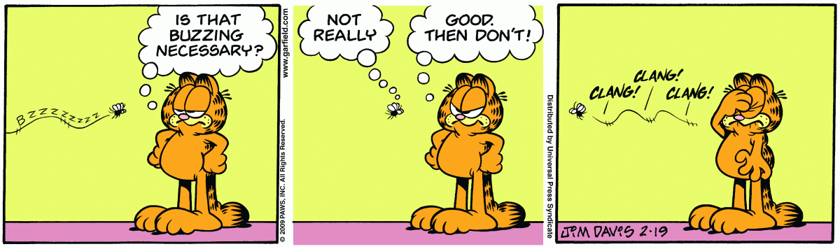 Garfield, February 19, 2009