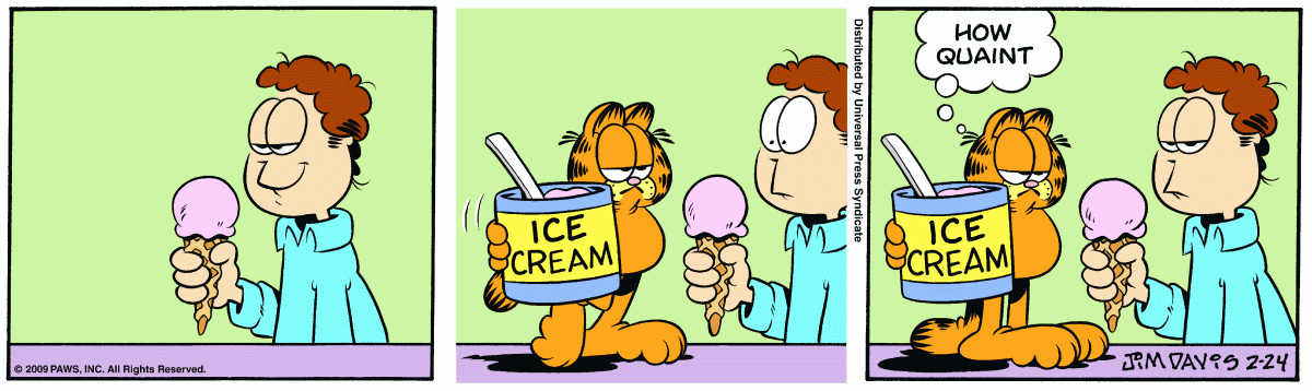 Garfield, February 24, 2009