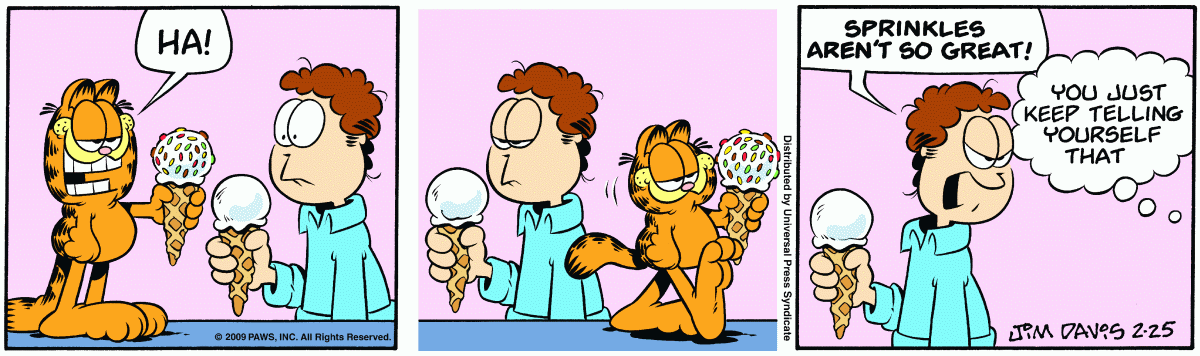 Garfield, February 25, 2009