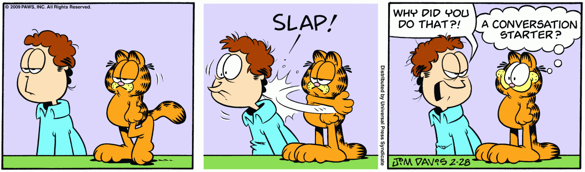Garfield, February 28, 2009