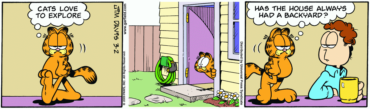 Garfield, March 2, 2009