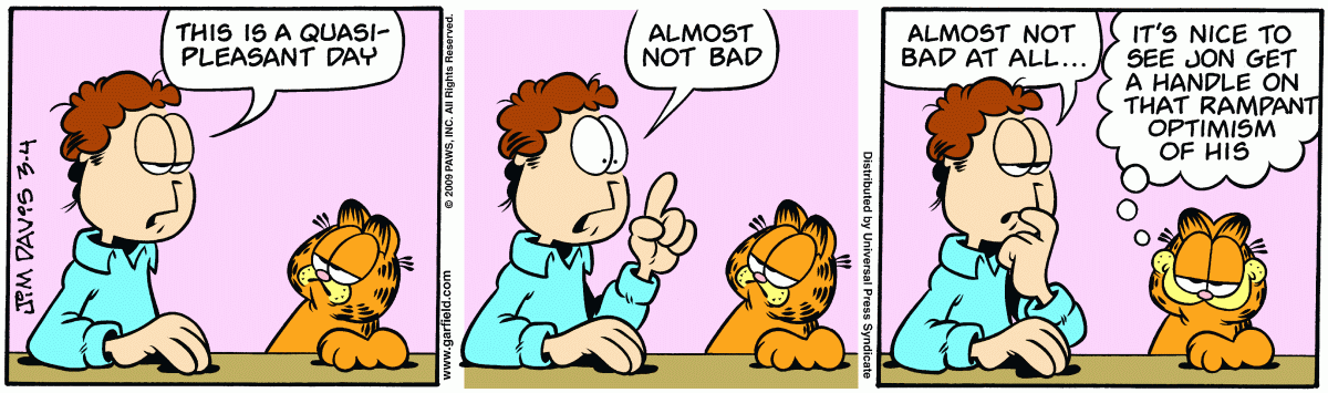Garfield, March 4, 2009