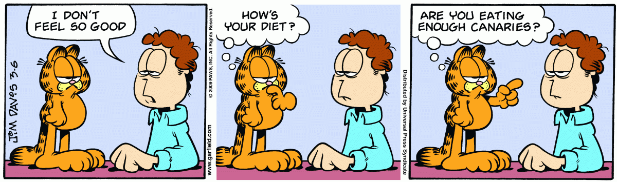 Garfield, March 6, 2009