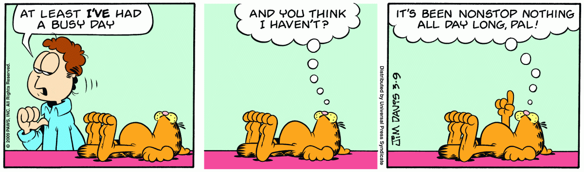 Garfield, March 9, 2009