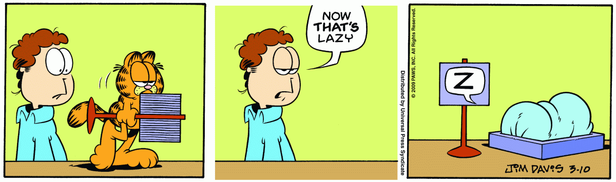 Garfield, March 10, 2009