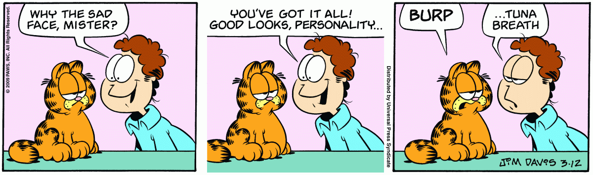 Garfield, March 12, 2009
