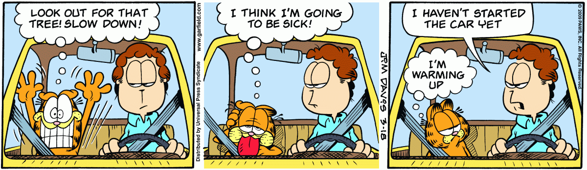 Garfield, March 18, 2009
