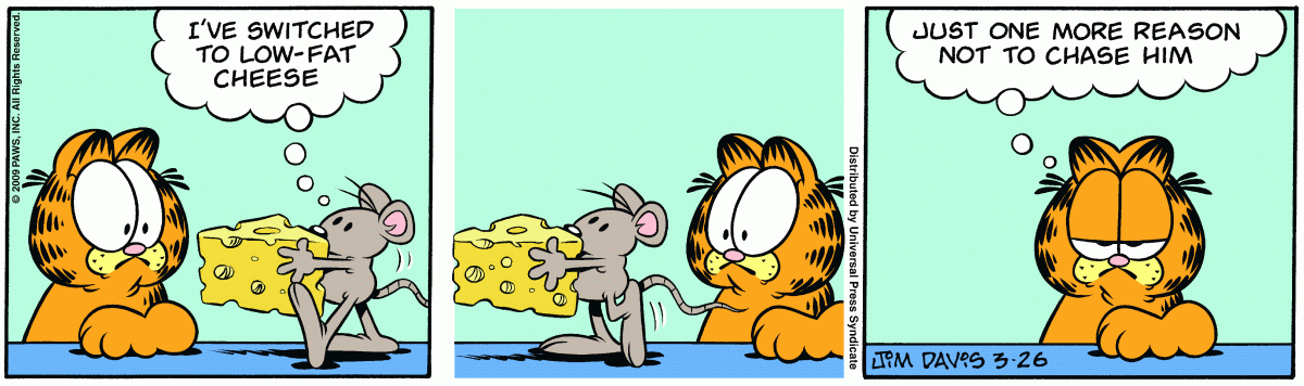 Garfield, March 26, 2009