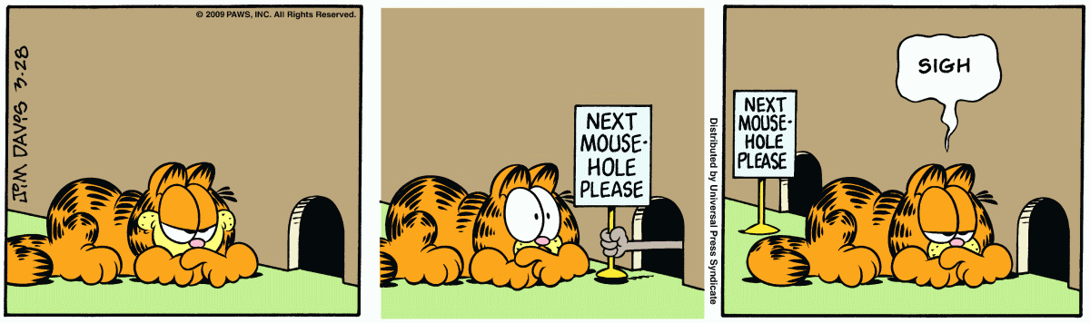 Garfield, March 28, 2009