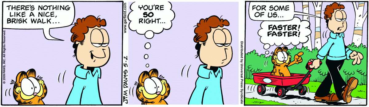 Garfield, May 2, 2009