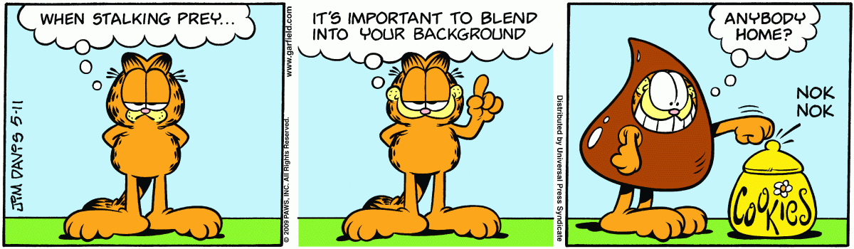 Garfield, May 11, 2009