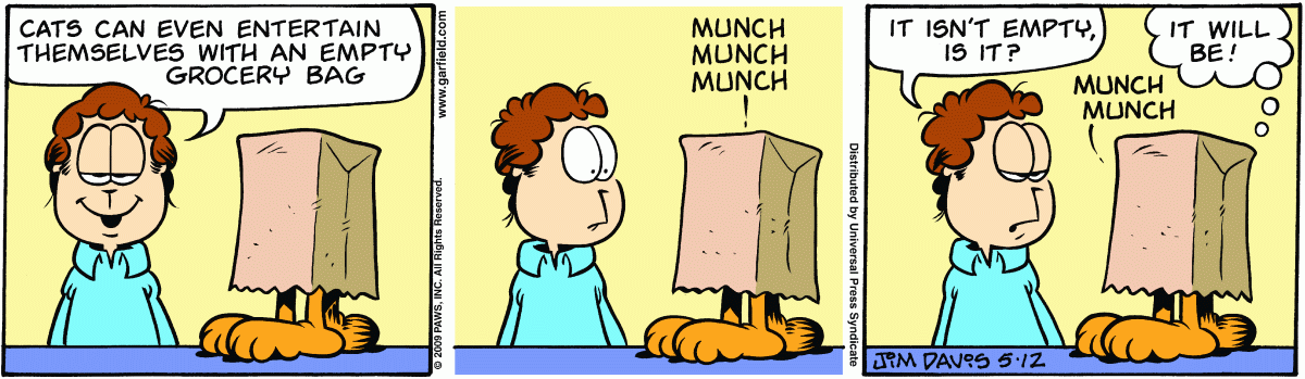 Garfield, May 12, 2009