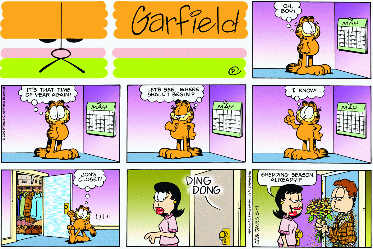 Garfield, May 17, 2009