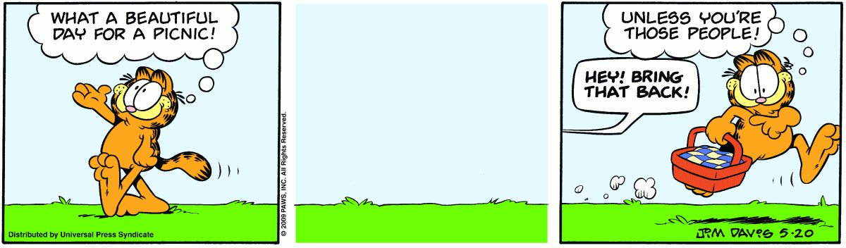 Garfield, May 20, 2009