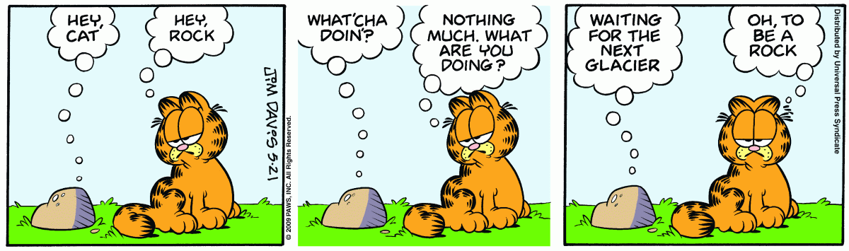 Garfield, May 21, 2009