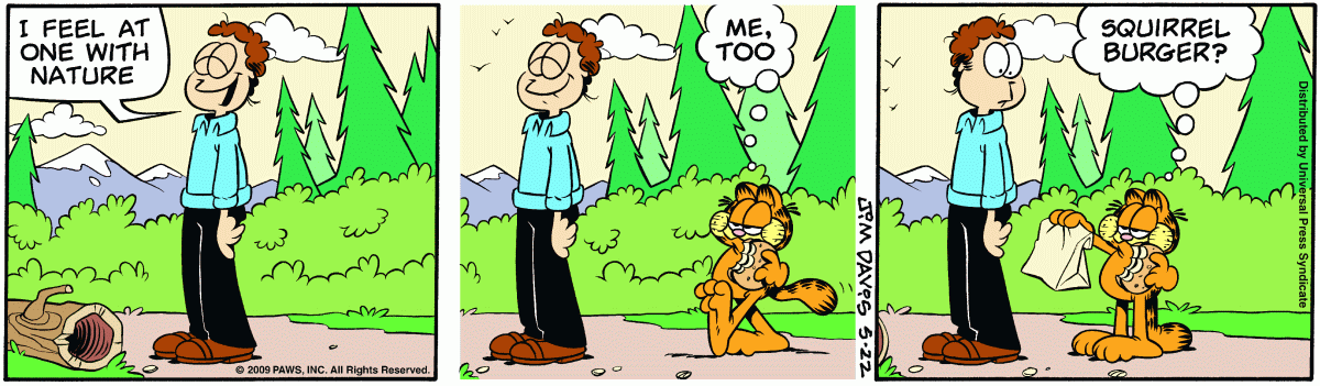 Garfield, May 22, 2009