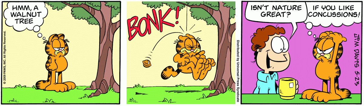 Garfield, May 23, 2009