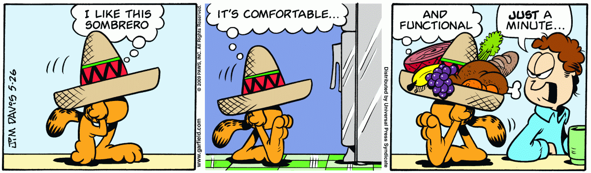 Garfield, May 26, 2009