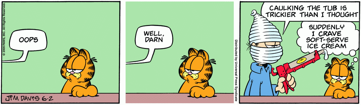 Garfield, June 2, 2009