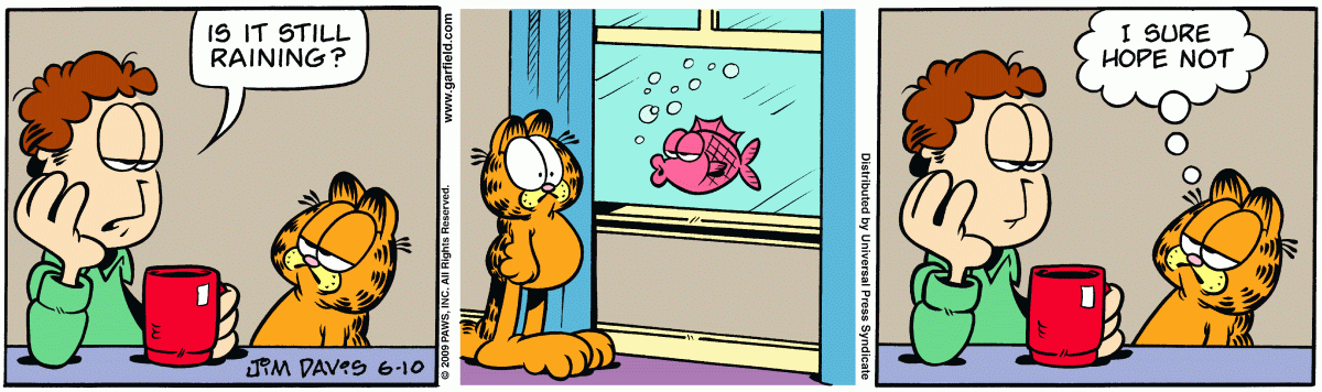 Garfield, June 10, 2009