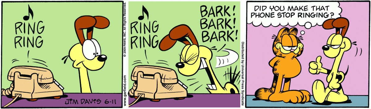 Garfield, June 11, 2009