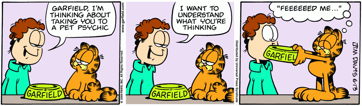 Garfield, June 13, 2009