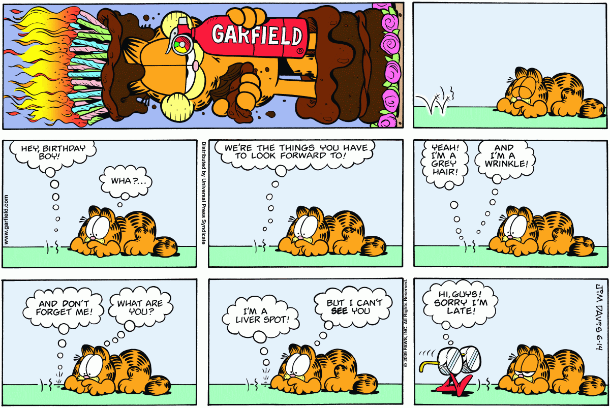 Garfield, June 14, 2009