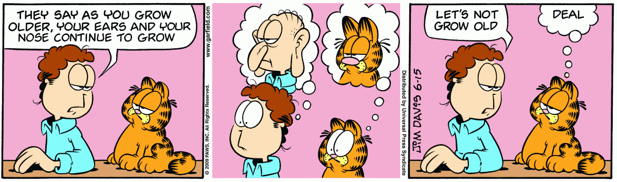 Garfield, June 15, 2009
