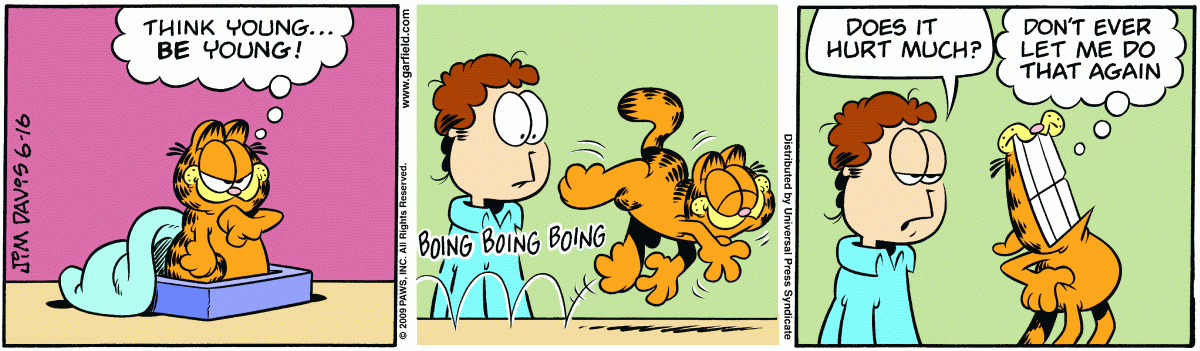 Garfield, June 16, 2009