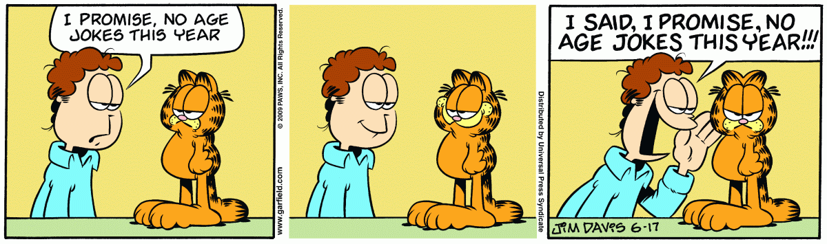 Garfield, June 17, 2009