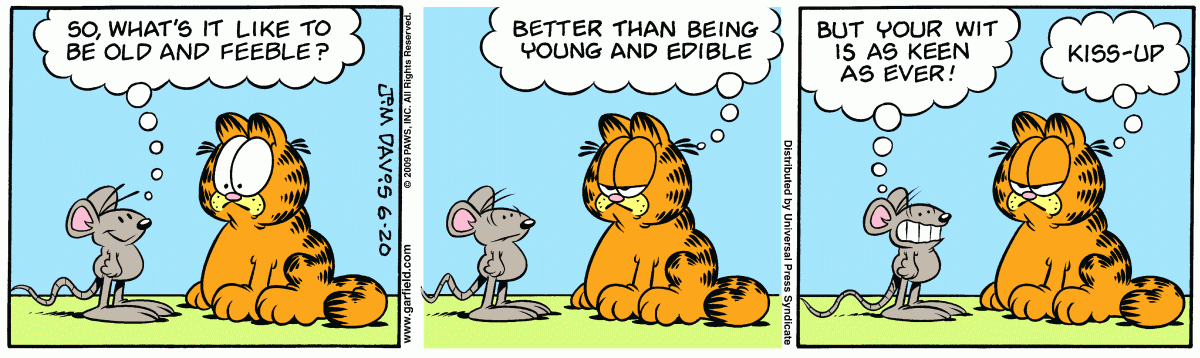 Garfield, June 20, 2009
