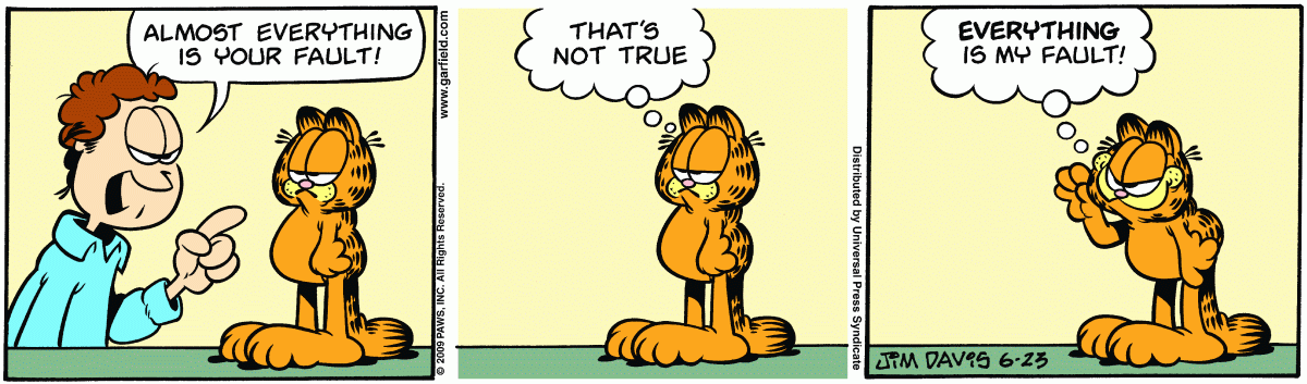 Garfield, June 23, 2009