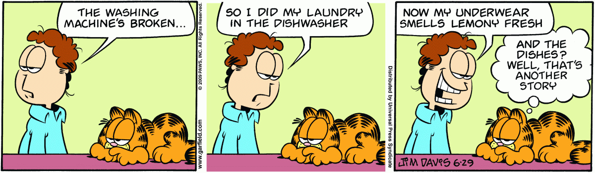 Garfield, June 29, 2009