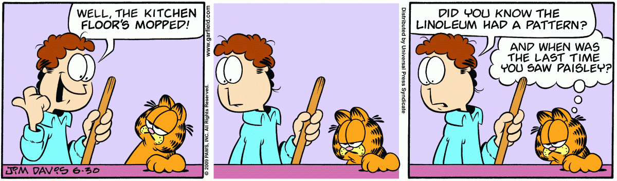 Garfield, June 30, 2009