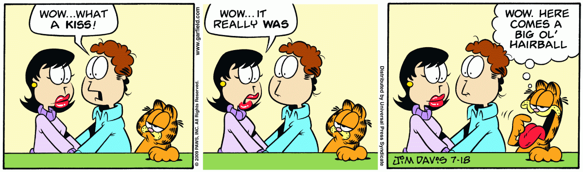 Garfield, July 18, 2009