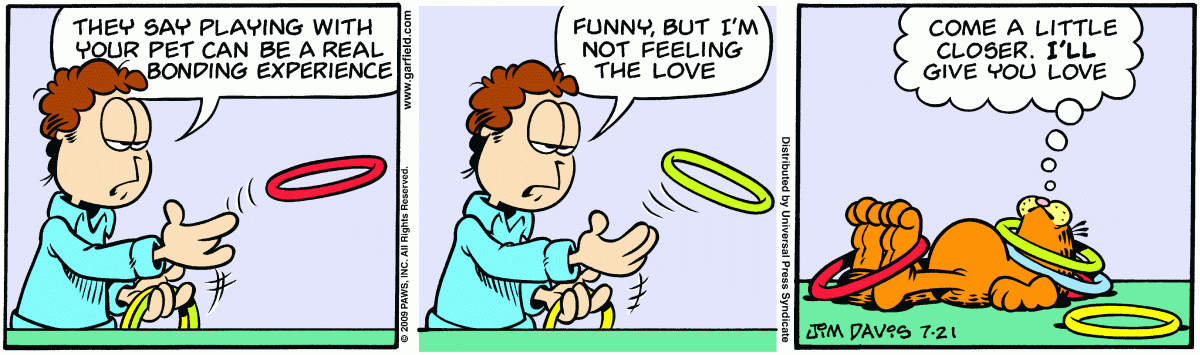 Garfield, July 21, 2009