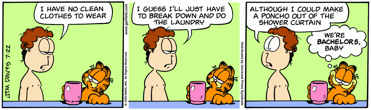 Garfield, July 22, 2009