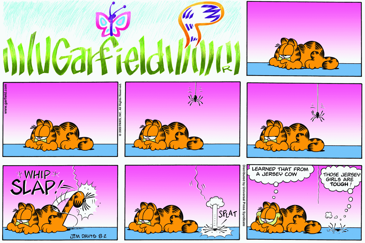 Garfield, August 2, 2009