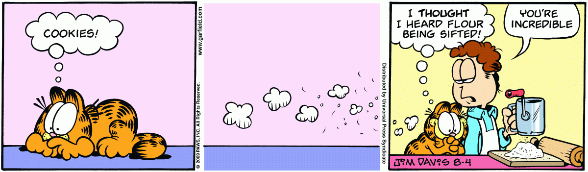 Garfield, August 4, 2009