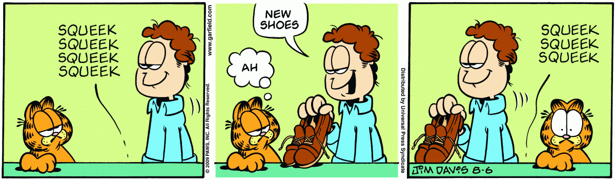 Garfield, August 6, 2009