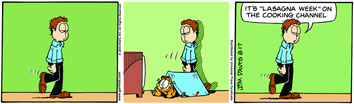 Garfield, August 17, 2009
