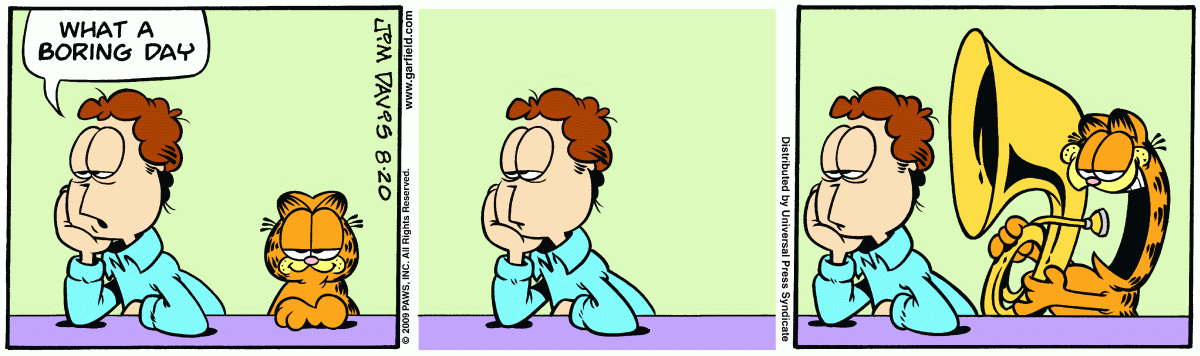 Garfield, August 20, 2009
