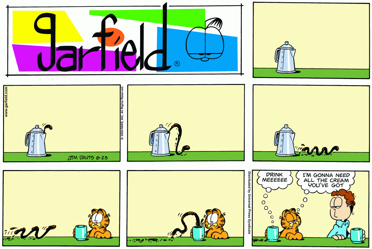 Garfield, August 23, 2009