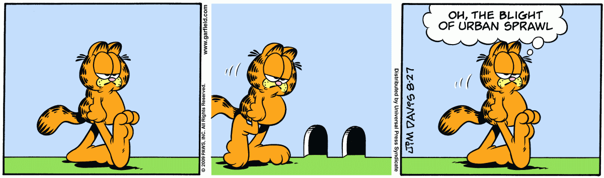 Garfield, August 27, 2009