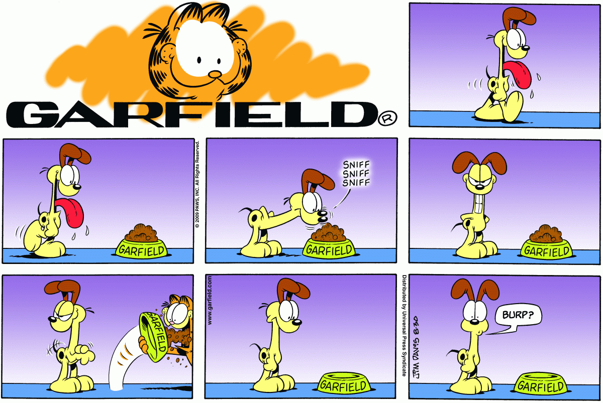 Garfield, August 30, 2009