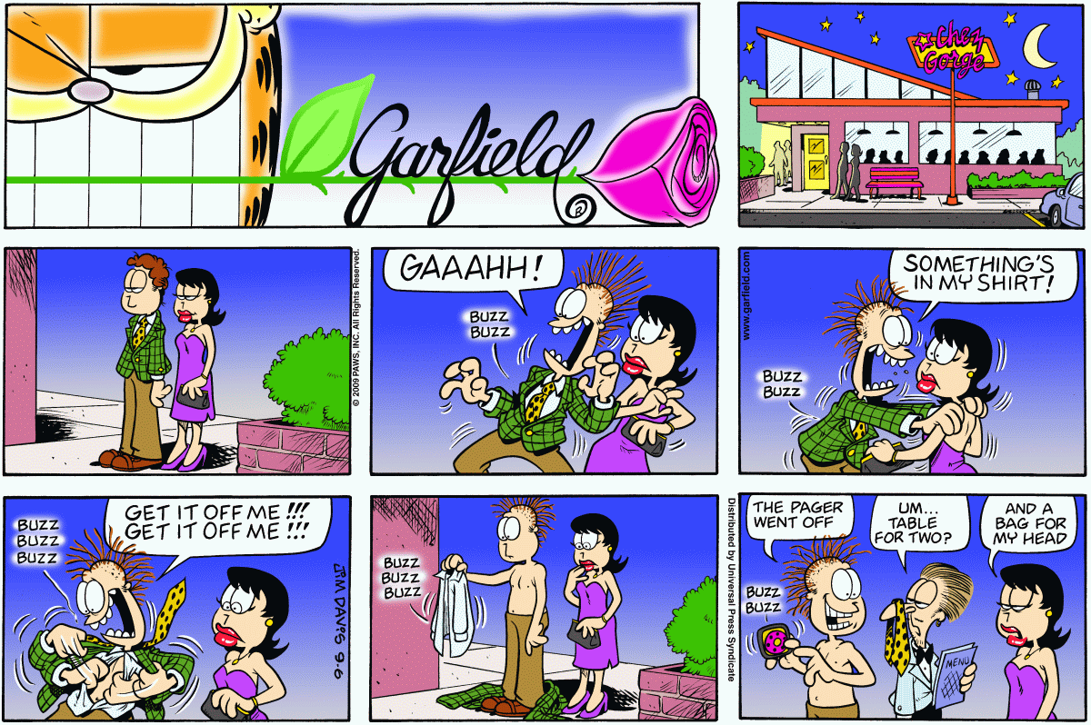 Garfield, September 6, 2009