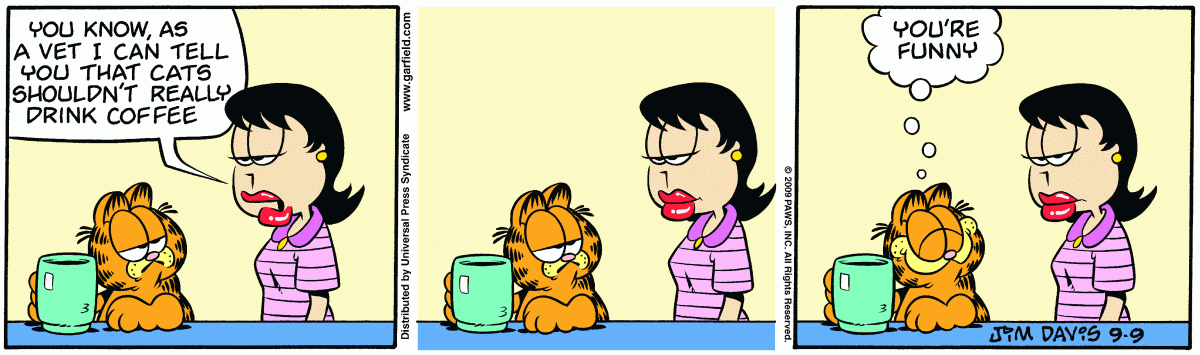 Garfield, September 9, 2009