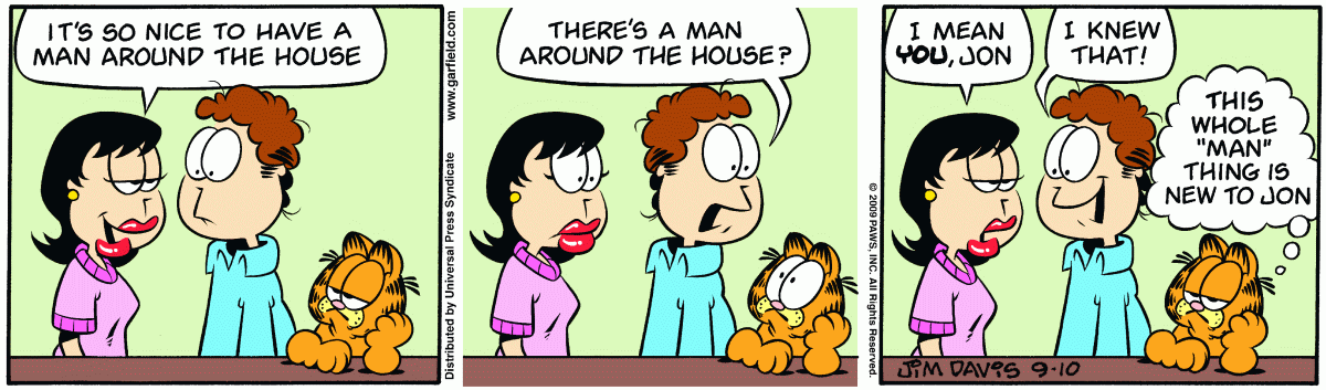 Garfield, September 10, 2009