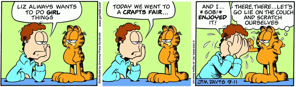 Garfield, September 11, 2009