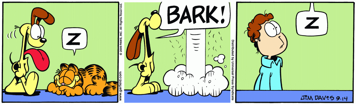 Garfield, September 14, 2009